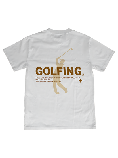 Goolfing Tee White