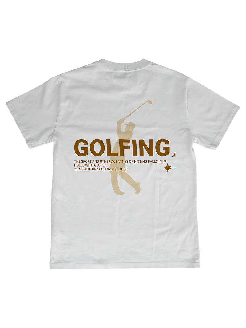 Goolfing Tee White
