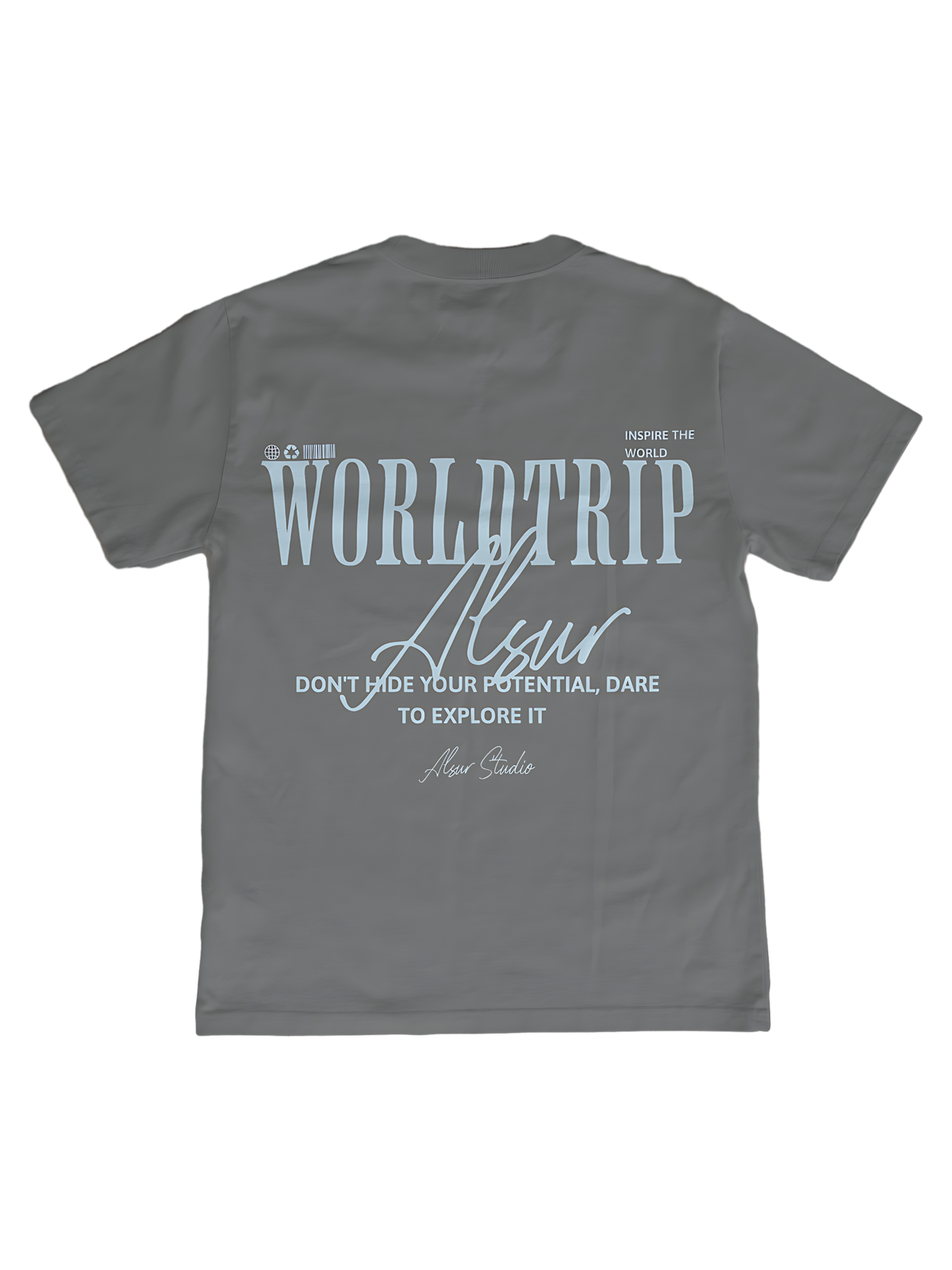 Worldtrip Tee Grey