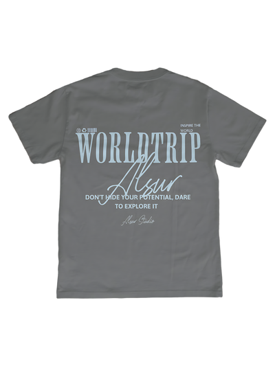 Worldtrip Tee Grey